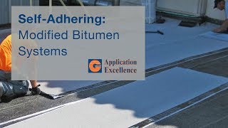 Installing SelfAdhering Modified Bitumen System Garland Roofing [upl. by Lyred]