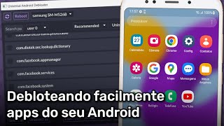 Universal Android Debloater  Debloteando facilmente seu dispositivo Android requer PC sem root [upl. by Edac752]