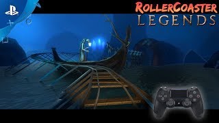 RollerCoaster Legends ps4 pro  PSVR  deutsch  german [upl. by Acsisnarf]