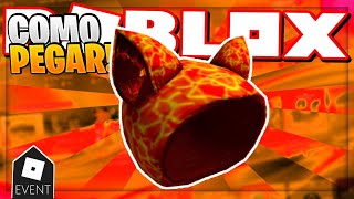 COMO PEGAR NOVO CHAPEU GRATIS de LAVA no ROBLOX [upl. by Drol]