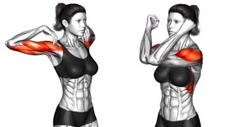 Best Arm Workouts to Tone Flabby Arms Quickly Top 10 Exercises [upl. by Yhtomiht]