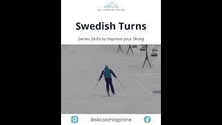 How to ski short turns  Advanced ski drills skiingtips learntoski [upl. by Casimire]