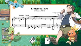 quotLittleroot Townquot from quotPokémon RSEquot  Piano Sheet Music [upl. by Ahselyt100]