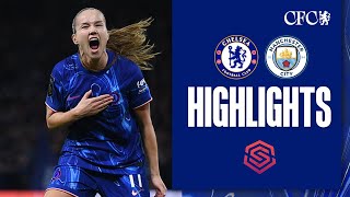 Chelsea Women 20 Manchester City  HIGHLIGHTS amp MATCH REACTION  WSL 2425 [upl. by Ettellocin655]