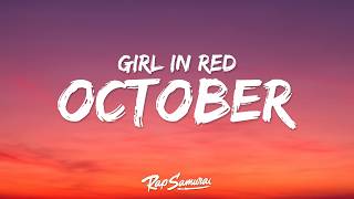 girl in red  we fell in love in october Lyrics [upl. by Ralyks]