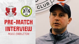 INTERVIEW Ross Embleton previews Forest Green Rovers game [upl. by Senalda]