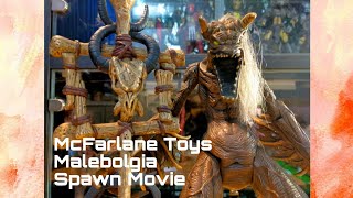 McFarlane Toys  Malebolgia from Spawn Movie Action Figure Review [upl. by Naicad]