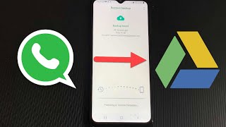 Backup amp Restore WhatsApp on Android via Google Drive EASY METHOD 2022 [upl. by Arodaeht]