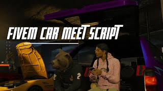 Fivem Car Meet Script  Fivem Script  GTA 5 [upl. by O'Neil]