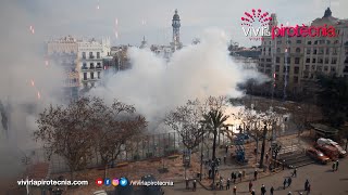 Fallas Valencia 2022 Mascletà 4 de Marzo 2022 Pirotecnia Zaragozana [upl. by Cardew]