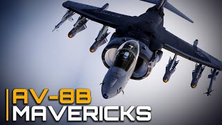 DCS AV8B Tutorial  How To Use Mavericks AGM65 [upl. by Alolomo787]