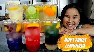 Buy 1 Take 1 Lemonade for ₱100 Tag init Negosyo Drink [upl. by Nylanna179]