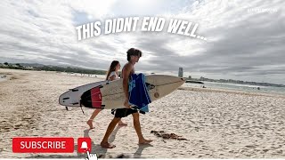 WE BROKE IT  SURF VLOG [upl. by Fong]