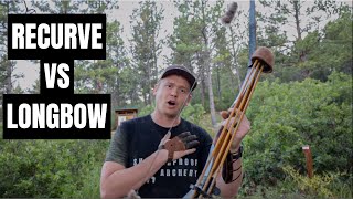 Recurve or longbow pros and cons  How long do bows last  Building 70quot bows for 3D [upl. by Ivens]