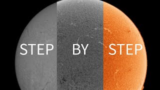 How to Expertly Capture and Process the Sun in Hydrogen Alpha Step by Step [upl. by Soraya]