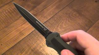 Knife Review  Benchmade quotInfidelquot OTF 3300BKOD1101 Automatic Knife [upl. by Aniluj]