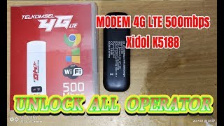 Unboxing modem wifi 4G Lte terbaik 500mbps Xidol K5188 unlock all operator [upl. by Avik]