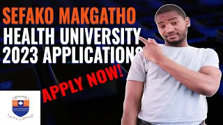 How to apply at Sefako Makgatho a Health Sciences University SMU  2023 online applications SMU [upl. by Atekahs]