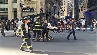 ChicagoFire NBC TV Show Filming in downtown Chicago July 25 2016 [upl. by Robbert]