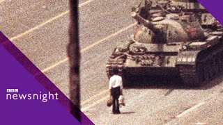 ARCHIVE Tanks roll into Tiananmen Square 4 June 1989  BBC Newsnight [upl. by Iglesias]