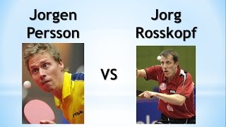 JORGEN PERSSON vs JORG ROSSKOPF European table tennis championship 2000 team final [upl. by Llibyc]