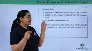 Class 12th – Stock Exchange  Business Studies  Tutorials Point [upl. by Montagu]