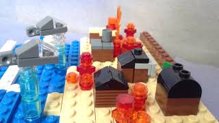 LEGO Apocalypse Now Helicopter Attack Mini MOC [upl. by Nnayr]