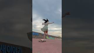 영종도에서 롱보드를 탄다면 longboard 롱보드 롱보드댄싱 여행 travel 롱보드타는여자 [upl. by Puduns]