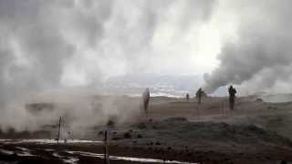 Hverir Geothermal Area Iceland [upl. by Nyladnar]