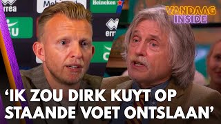 Johan ziet Kuyt tijdens perspresentatie Als ik directeur was zou ik hem op staande voet ontslaan [upl. by Sunderland]