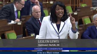 MP Leslyn Lewis calls out Liberal racism hypocrisy [upl. by Duile144]