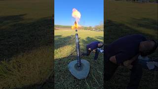 💥 FIRST FIRING 💥 of LARGEST CIVILIAN OWNED MORTAR in USA  120mm Artillery military army edc USA [upl. by Wolfie794]