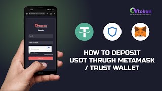 How to Deposit USDT Trough MetaMask or Trust Wallet [upl. by Sueahccaz]