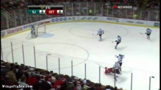 Niklas Kronwall rocks Benn Ferriero [upl. by Amy]