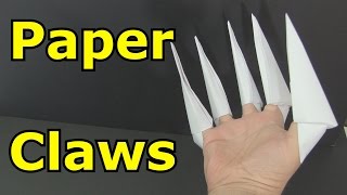 How to Make Paper Claws [upl. by Trenna]