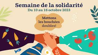 Semaine de la solidarité 2023 [upl. by Greyson]