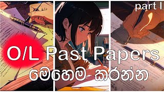 OL past papers මෙහෙම කරන්න  How to write OL past papers  sinhala [upl. by Aninahs]