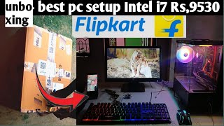 Unboxing the CHEAPEST i5 Computer Setup on Flipkart [upl. by Huei716]