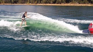 2018 Supra SL 550 Wakesurf Review [upl. by Anitsim]