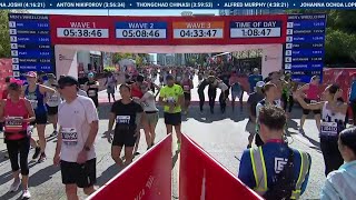 Chicago Marathon 2024 FINISH LINE CAM 1 pm – 2 pm [upl. by Hnahc]