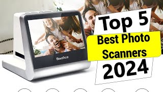 ✅Top 5 Best Photo Scanners for 2024  Best Photo Scanners Review [upl. by Madelene]