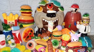 LIVE ▶️ ASMR  MAD DOG LOVES PIZZA BURGER FRIES GUMMY amp PLAY TOYS [upl. by Sherris364]