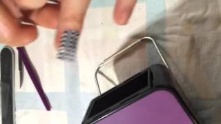 Jamberry wraps on curved nails  for beginners [upl. by Marve]