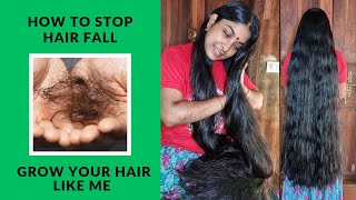 How to stop Hair Fall immediately at home  ഇനി ഒരു ദിവസം മതി മുടികൊഴിച്ചിൽ മാറ്റാം [upl. by Slaby]