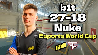 CS2 POV  NAVI b1t 2718 vs FaZe Nuke Esports World Cup 2024 [upl. by Fast688]