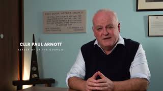 Councillor Paul Arnott explaining Cabinets Decision on Exmouth [upl. by Naam309]