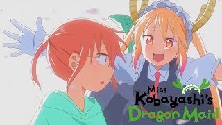 Miss Kobayashis Dragon Maid  Opening  Blue Sky Rhapsody [upl. by Elatsyrc]