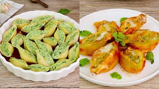 Conchiglioni ripieni di ricotta e spinaci il piatto saporito e perfetto per ogni occasione [upl. by Bernt]