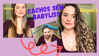 Como fazer cachos sem babyliss muito fácil  Fernanda Rodrigues [upl. by Stauffer269]