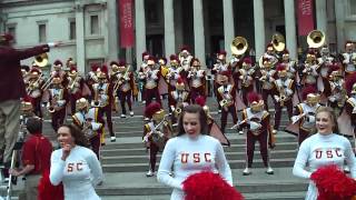 USC Trojan Marching Band Animal House Trafalgar Square London 2012 [upl. by Eciryt]